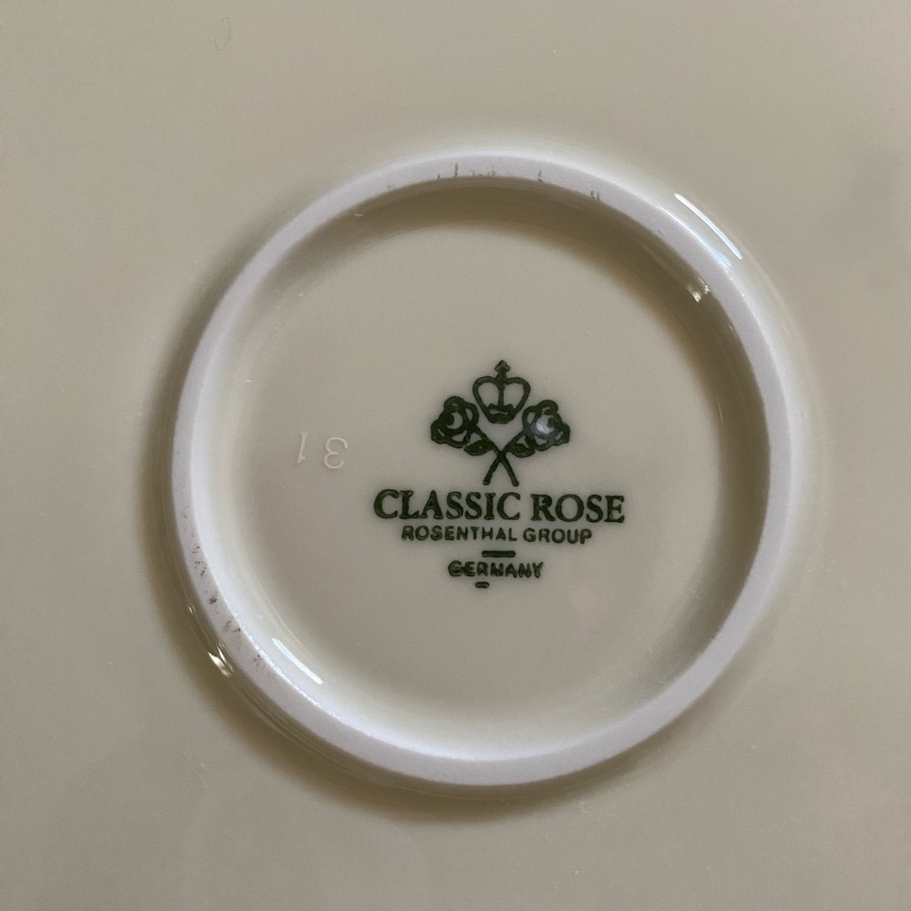 Rosenthal Classic Rose Floral Porcelain Plate - Picture 5 of 5